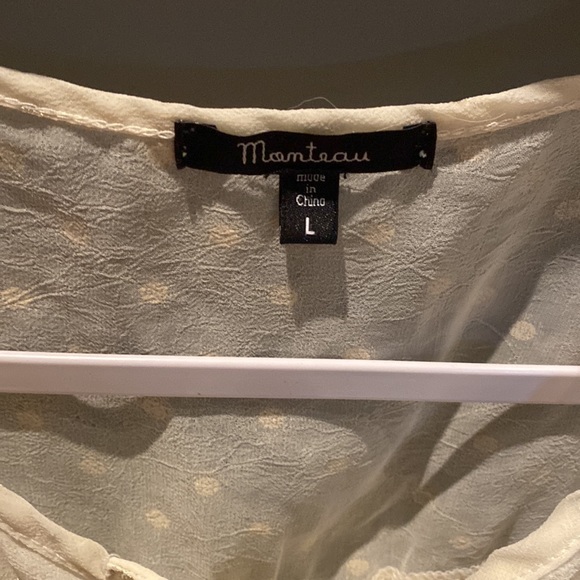 Size L color cream with gold dots transparent material - Picture 3 of 6